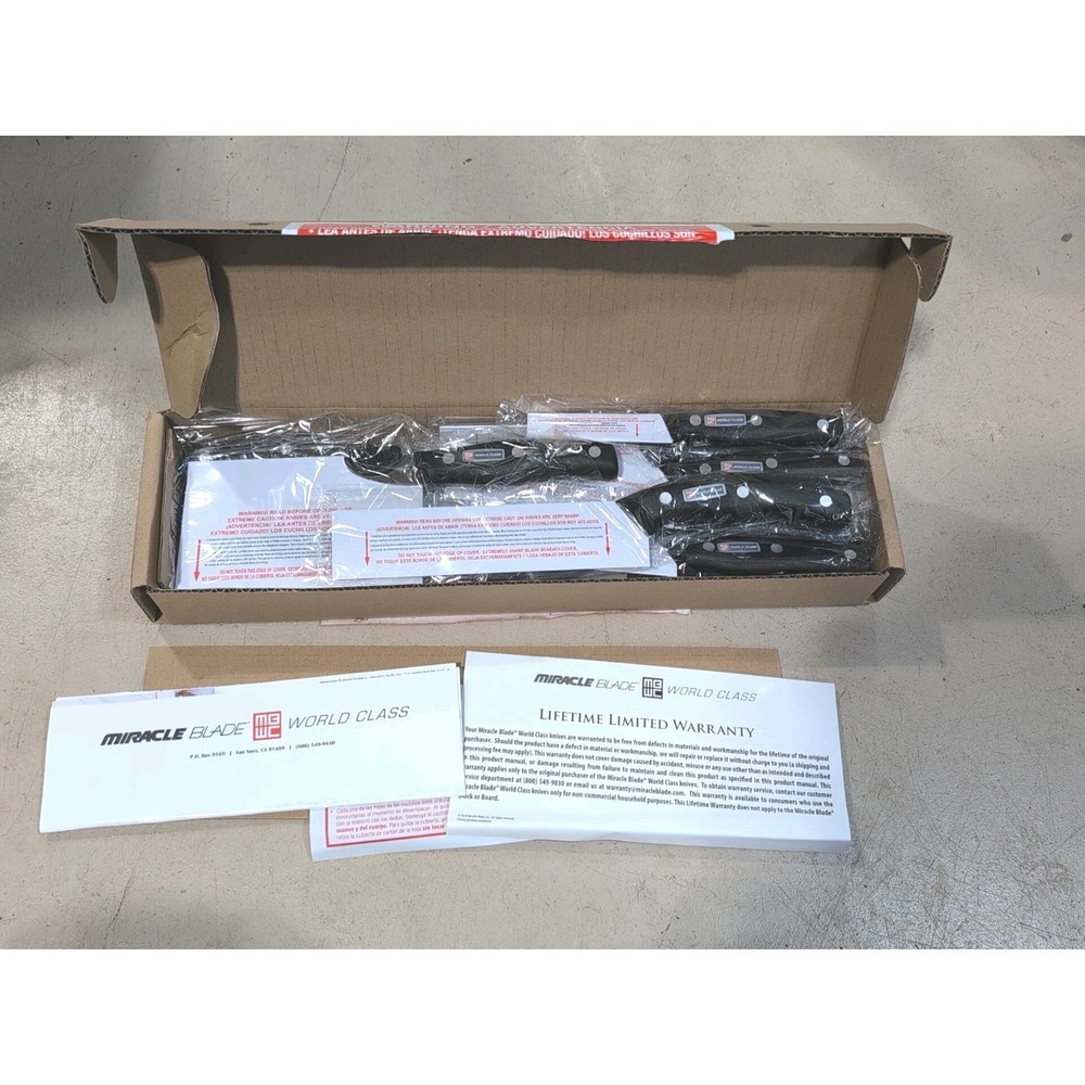 Miracle Blade World Class 13 Piece‎ Knife Set Stainless Steel New Open Box